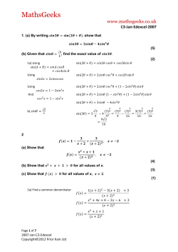 solutions - MathsGeeks