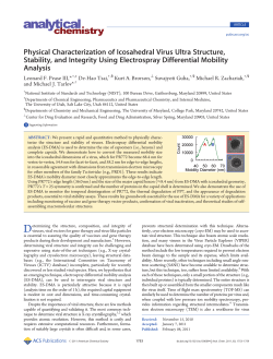 Physical Characterization of Icosahedral Virus Ultra Structure