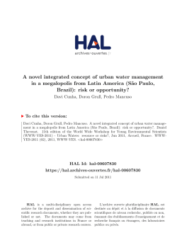A novel integrated concept of urban water management in a