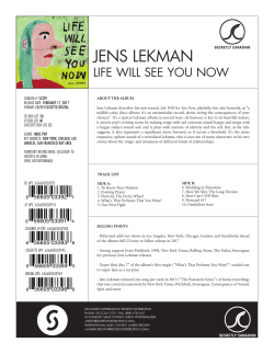 jens lekman - Secretly Distribution