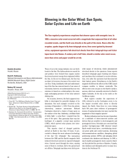 Blowing in the Solar Wind