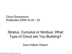 Cloud Types - definitivus