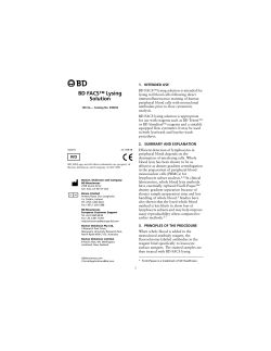 BD FACS Lysing Solution