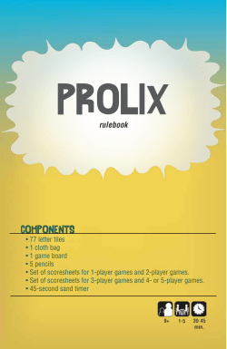 prolix - World of Board Games