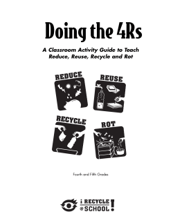 Doing the 4Rs - Marin Sanitary Service