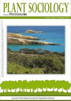 The bryophyte vegetation of the Mediterranean