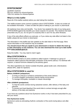 syntocinon