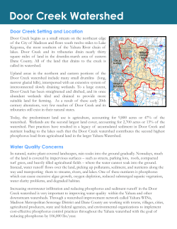 Door Creek Watershed Door Creek Setting and Location