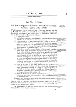 Indecent Publications Act 1900 No 2