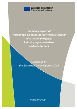Summary report of workshops on cross