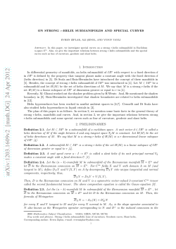 On Strong r-Helix Submanifolds and Special Curves