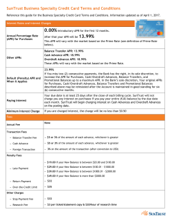 Terms and Conditions