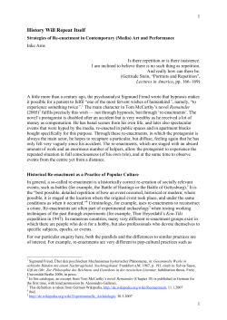 History Will Repeat Itself