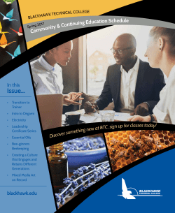 Issue... - Blackhawk Technical College