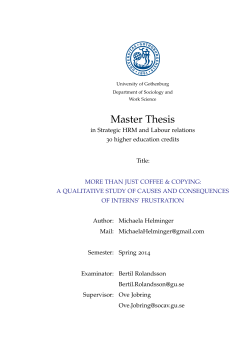 A qualitative study of causes and consequences of interns` frustration