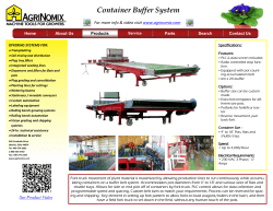 Container Buffer System