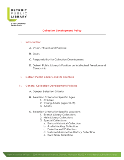 Collection Development Policy