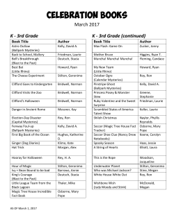 Celebration Books - morris pta website