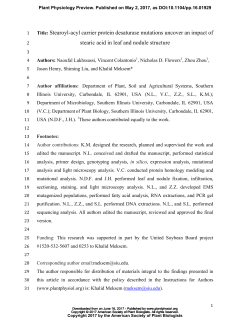 Stearoyl-acyl carrier protein desaturase mutations