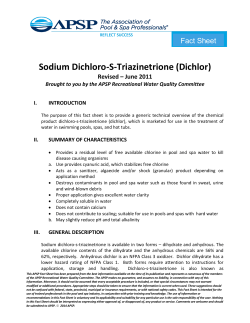Sodium Dichloro-S-Triazinetrione