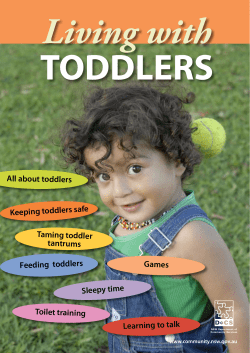 Keeping toddlers safe Sleepy time