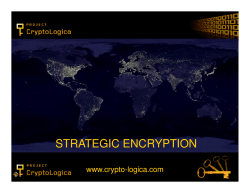 STRATEGIC ENCRYPTION