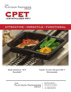 CPET Information - Platinum Package Group