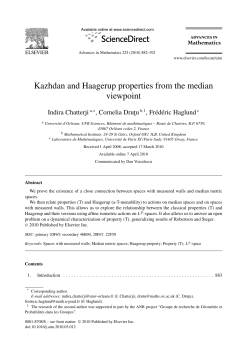 Kazhdan and Haagerup properties from the median viewpoint