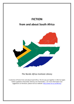 South Africa - The Nordic Africa Institute