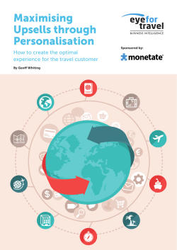 Maximising Upsells through Personalisation