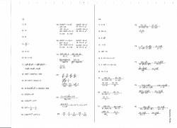 Answer Key, Chapter 8 - Kirkland Mastery Math