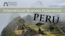 Peru Presentation