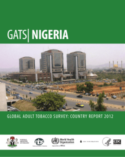 GATS| NIGERIA - World Health Organization