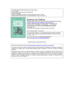 Is Race Still Socially Constructed?