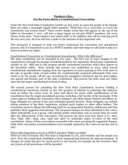 Pandora`s Box - Get the Facts about a Constitutional Convention