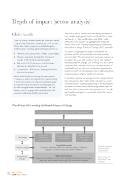 Read more about our impact on child health