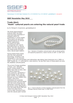 Trade Alert: “Keshi” cultured pearls are entering the natural