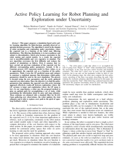 Active Policy Learning for Robot Planning and Exploration under