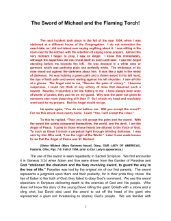 The Sword of Michael and the Flaming Torch!