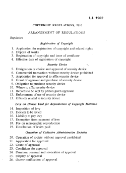Copyright Regulations, 2010