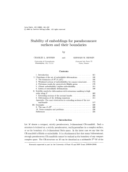 Stability of embeddings for pseudoconcave surfaces