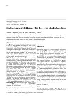 prescribed dose versus actual delivered dose