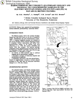 Babine Porphyry Belt Project