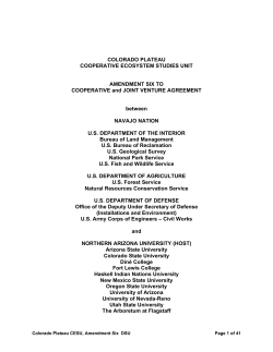 Amendment 6 - Cooperative Ecosystem Studies Units