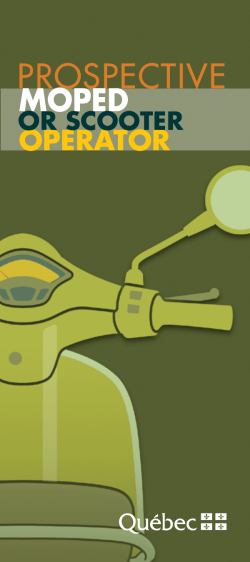 Prospective Moped or Scooter Operator