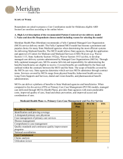 Meridian Health Plan - The Oklahoma Health Care Authority