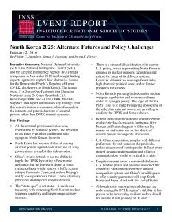 North Korea 2025 - Institute for National Strategic Studies