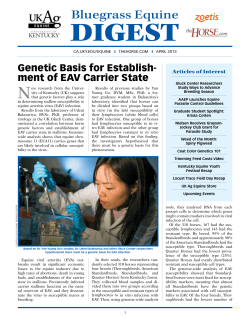 digest - Gluck Equine Research Center
