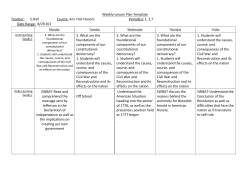 Lesson Plan 8-29 - Lemon Bay High School