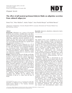 The effect of pH-neutral peritoneal dialysis fluids